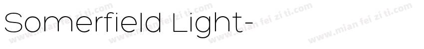 Somerfield Light字体转换